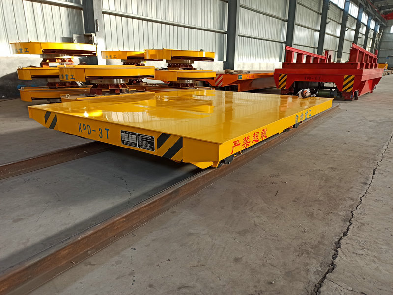 Carro de transporte de material de baja tensión 3 toneladas ferroviario guiado