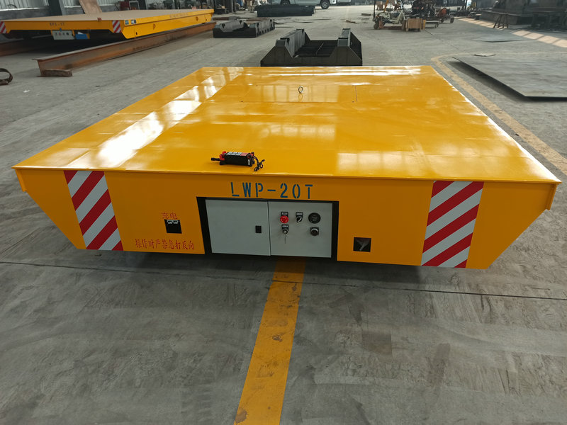Carreta de transferencia eléctrica de material pesado