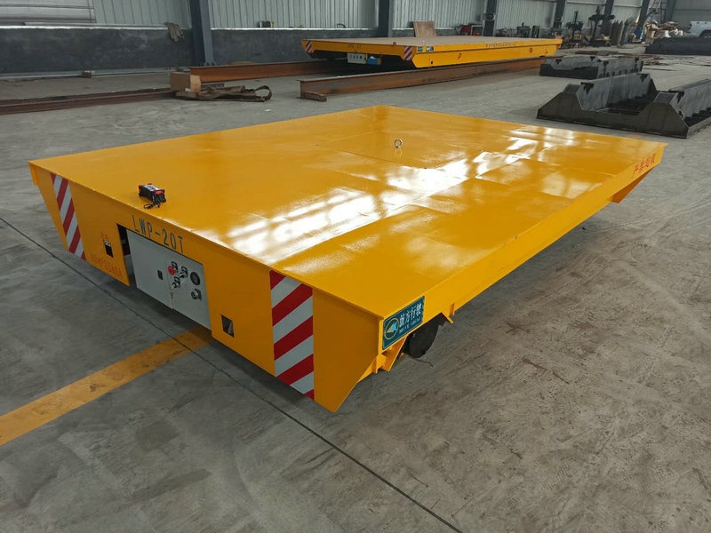 Trolley eléctrico de cama plana de 20 toneladas