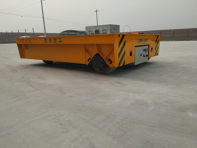 Trolley eléctrico de cama plana de 20 toneladas