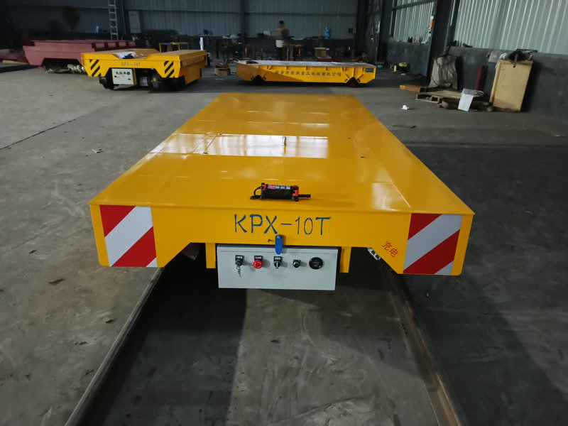 Trolley de transferencia ferroviaria con batería de 10 toneladas