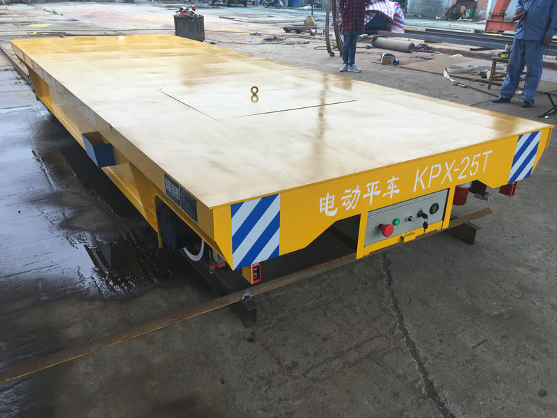 Trolley de transferencia de batería de 25 toneladas de acero
