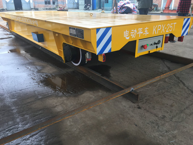 Trolley de transferencia de batería de 25 toneladas de acero