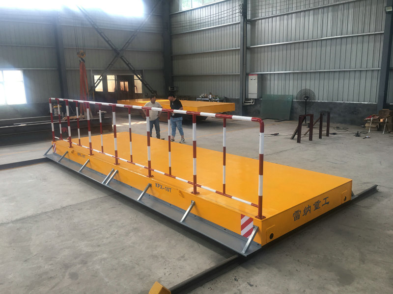 Carga de equipos de transporte ferroviario