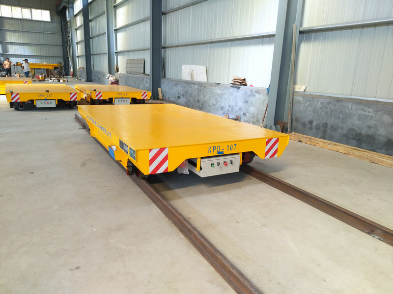 Taller de Tratamiento de Calor Low Voltage Rail Electric Transfer Cart