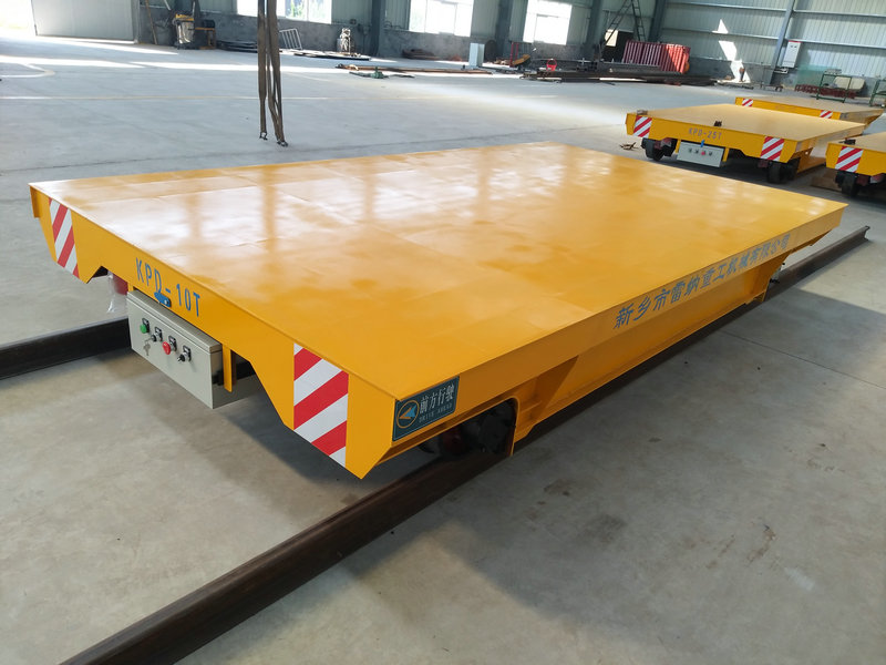 Taller de Tratamiento de Calor Low Voltage Rail Electric Transfer Cart