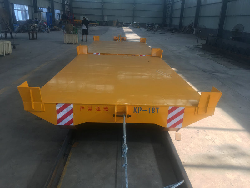 Cord Reel Drum Handling Transportadores en el Ferrocarril
