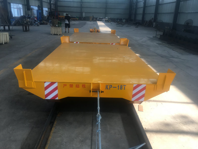 Cord Reel Drum Handling Transportadores en el Ferrocarril